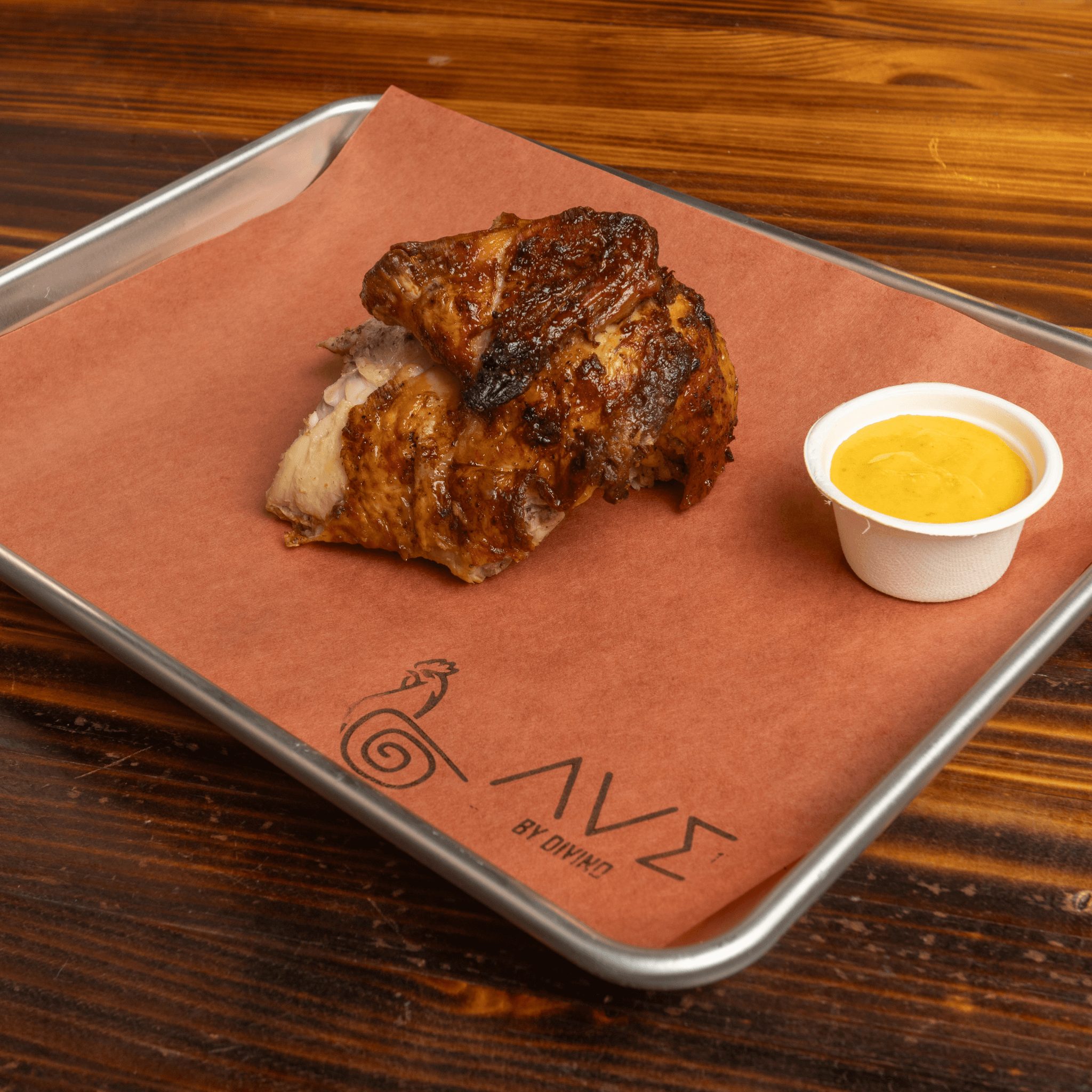 Pollo a la brasa.