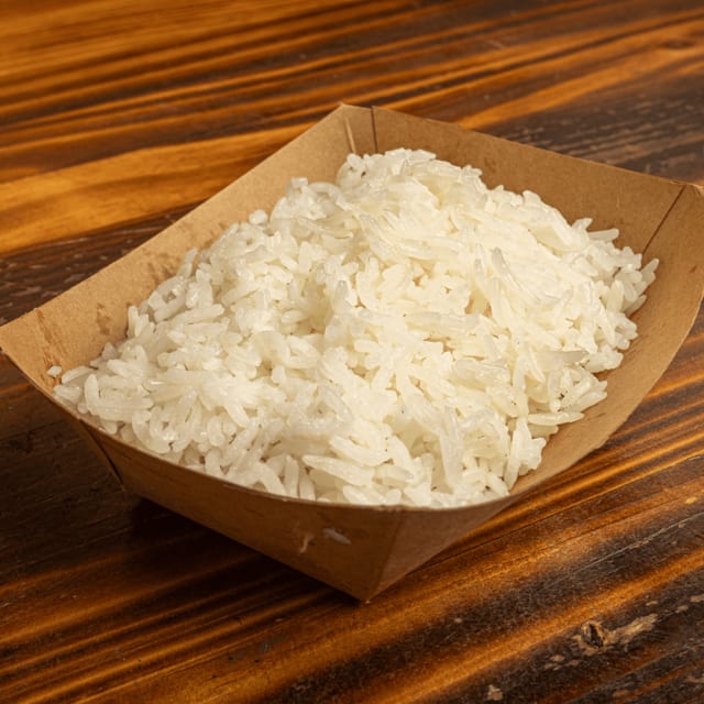 White rice.