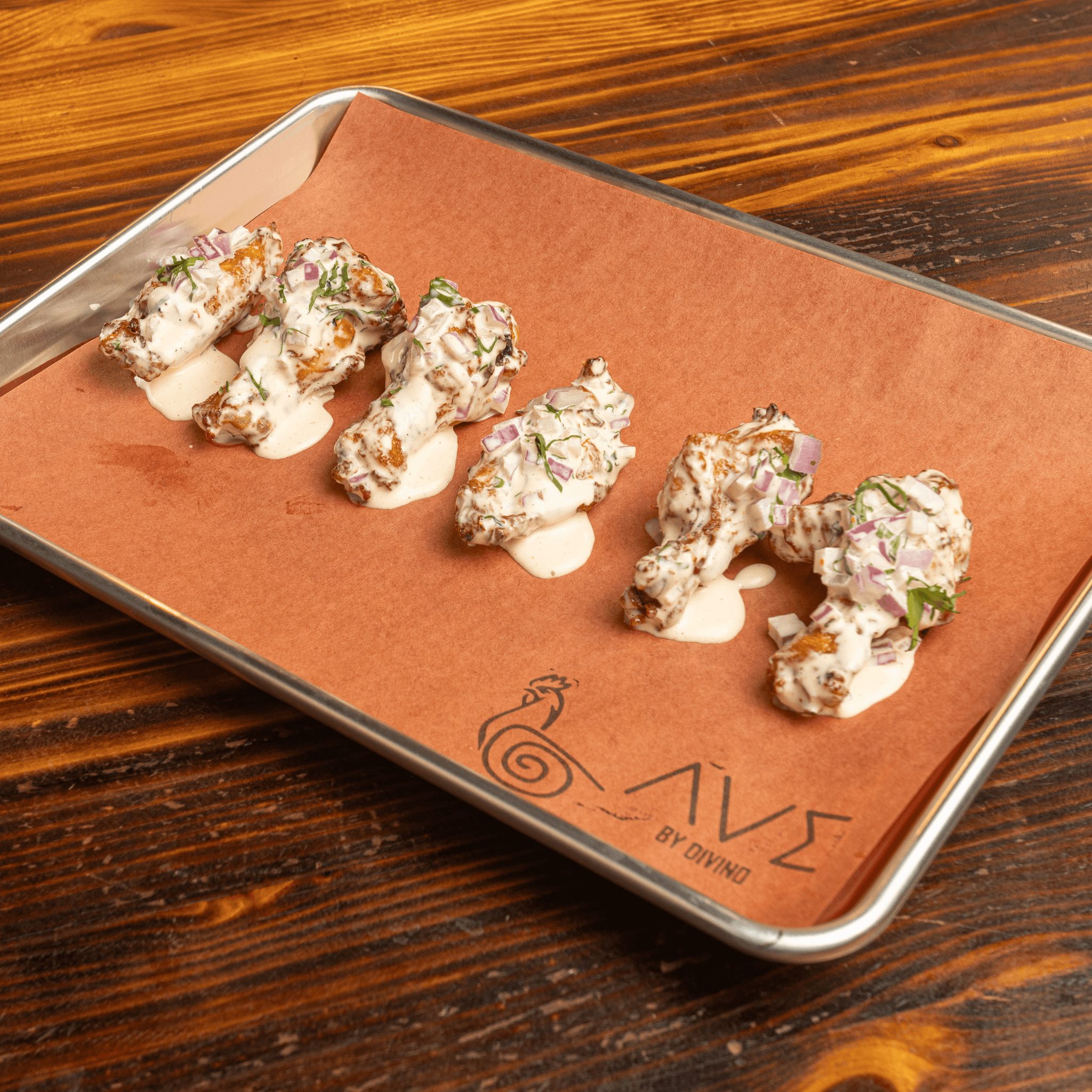 Chicken acevichado (6 pieces).