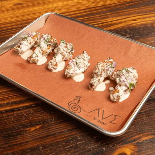 Chicken acevichado (6 pieces).