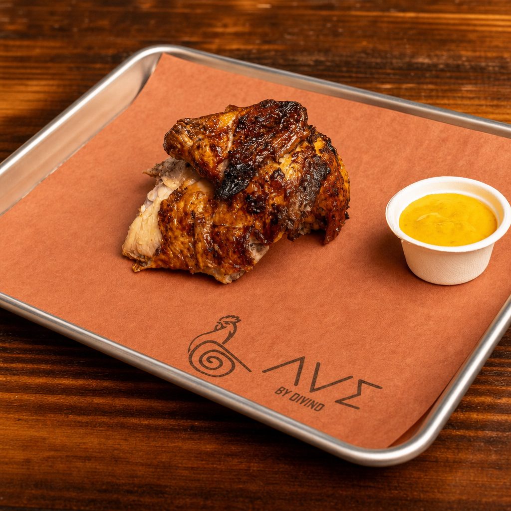 Pollo a la brasa.